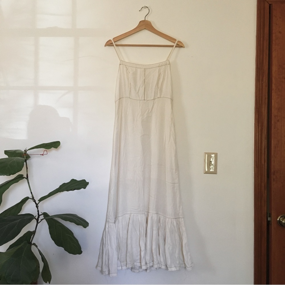 Linen Maxi Dress - Picture 4 of 13